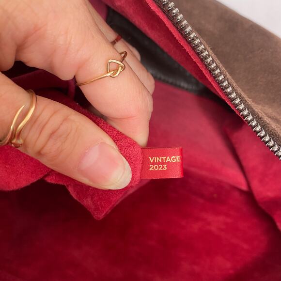 Hammitt Daniel Large Suede Leather Bag in Espresso - Picture 8 of 9